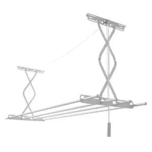리빙코아 자바라형 천정 건조대 부착형 수건 베란다 빨래 세탁 옷걸이 형건조대 천장