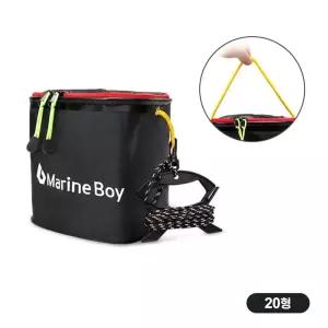 낚시 접이식 물고기통 미끼 소형 케이스가방 해루질 조개 체험 두레박 물고기 바다