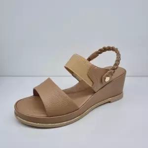 엘칸토 M백화점 여성 투웨이 웨지 샌들 투 밴드 2 WAY 캐주얼 웨지 샌들 LCWW47U626