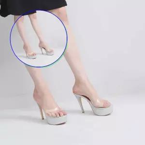 쌍문상회 지금 필요한 제작 스트랩 글리터 가보시 뮬 킬힐 슬리퍼힐Y