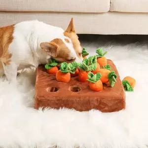 강아지 노즈워크 당근밭 농장 뽑기 장난감 12구토이 고양이 펫장난감 반려동물 반려묘 반려견 지능개발 간