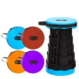 이씀 원통형접이식아코디언 휴대용높이조절 폴딩의자간이체어 이의자 낚시 등산 보조 용의자 용체어 이등산