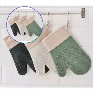 쌍문상회 지금 필요한 실리콘 주방 장갑 내열 냄비 오븐 글러브 크림