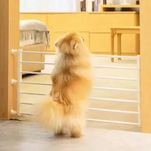애견 안전 울타리 폭 조절 실내 보호문펫 강아지 용품 도어 칸막이 반려동물 펜스 막이 장치 애완 케이지