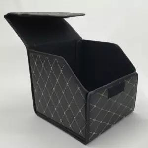 트럭 차량용 가죽커버 트렁크정리함 소형신발수납함 보관함 공구함 차박 툴백 세가방 세용품 수납함 박스