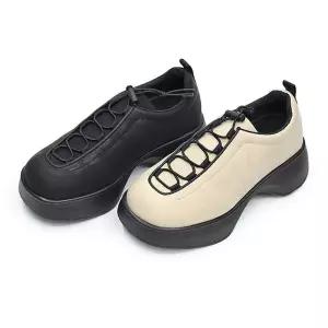 여성 데일리 슬립온 사계절 인조가죽 쿠션인솔 스트랩구조 우레탄 아웃 장시간 신기 좋은 신발미끄럼방지온