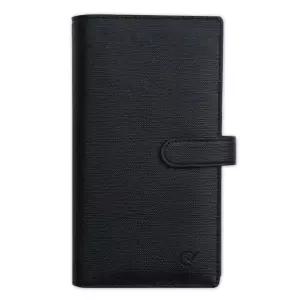 웍스 6공바인더 다이어리 세리오소 블랙-포켓링 PBF바인딩 가죽케이스 노트 커버 포켓링 미니