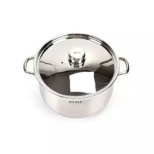 [오너클랜]bns 인덕션겸용 삼중바닥 스텐 곰솥 양수냄비 30cm