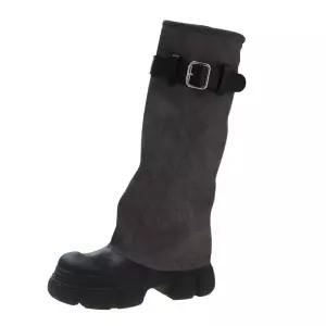 원더맨 여자 데일리룩 신발 워커힐 부츠 여름 빈티지 워커 브라운 롱 웨스턴 데님 KUK2