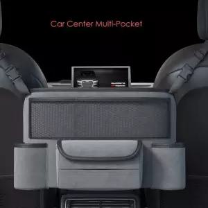차량용 인조가죽 PU중앙 멀티 콘솔 포켓보관 가방 정리 수납함 주머니 다용도 자동차포차함 컵홀더 틈새
