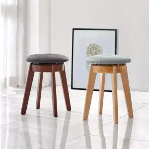 순수 원목 회전스툴 의자 체어식탁 인테리어 디자인