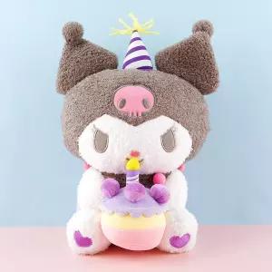 산리오 쿠로미 생일케이크2 봉제인형(중형)캐릭터 선물용 크리스마스 키즈 어린이 예쁜