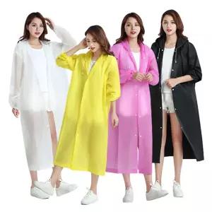 방수 EVA 레인 코트 1개 색상 택1EVA 휴대용우의 용우비 용비옷 휴대용