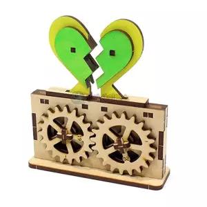 SA 하트 오토마타 모형조립 목재키트 장난감 우드 나무공예 기계