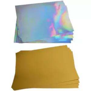 고품질 UV 전사 투명 실버 필름 DTF 골드 필름,