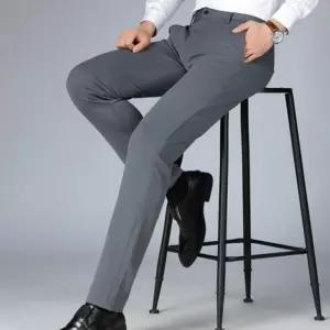 중년 남자 여름 정장 바지 9부 슬랙스 남성 스판 팬츠9부 냉감 50대 신사 남성쿨 캐주얼 시원한