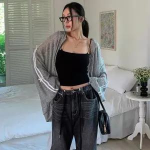 [하프클럽/]여자 베이직 사이드 셔링 캡 내장 나시티