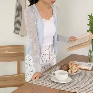 [하프클럽/]여자 심플 레이스 골지 베이직 끈나시