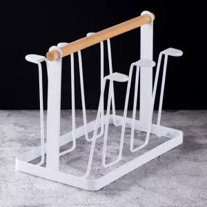 미니멀 우든 컵홀더 1개 색상 랜덤건조대 수납걸이 거치대 머그