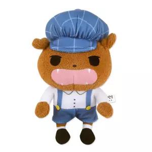 엉덩이탐정 브라운 인형 가방고리 15cm패션 캐릭터 선물 귀여운 장난감