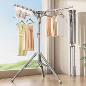 접이식 건조 두꺼운 바닥 발코니 세탁 절약 공간 회전 건조기 휴대용