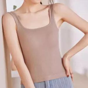 브라캡 내장 골지 숏 탑나시 131-000041 나시티 여성 캡나시 여성캡 런닝