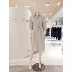 [롯데백화점]SOUP 칠부소매 벨티드 셔츠형 원피스 SC4OP9Z