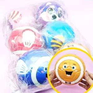 말랑 공 놀이 유치원 주사위 스펀지볼 게임 묶음 G 반짝이 스트레스볼 어린이집 볼이 스퀴시 애니멀 단체