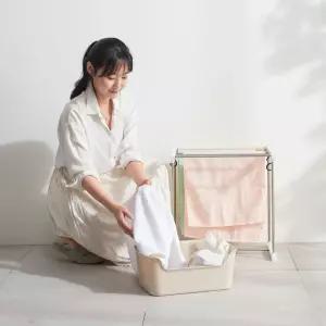 스테인리스 소형 빨래건조대 1단 자취생 원룸 수건 양말 거치대 튼튼한 걸이 실내 베란다 빨래대 미니