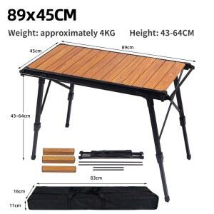 최신 접이식 IGT 테이블 배낭 데스크탑 책상 다기능 다리 바베큐 조절 경량 버너