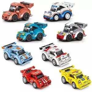 페이머스카 레이싱 블럭 13호(4개) 조립완구 단체선물 판촉물 장난감자동차 미니