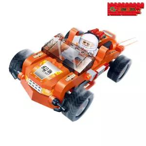 반바오 (블록) 터보파워 오렌지볼 (풀백모터)과학블럭 완구