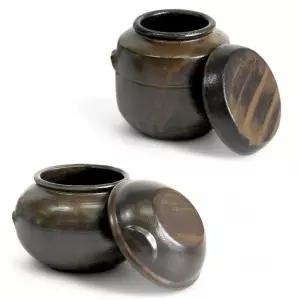 전통방식 1리터 미니 항아리 옹기 소금 양념단지 장단지 선물 고추 된단지