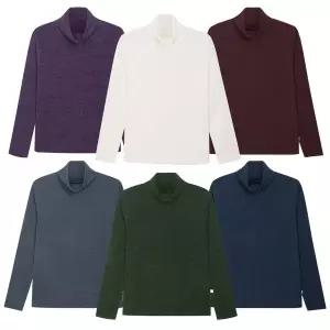 [하프클럽/모로엠]남성 미르폴라 베이직 니트 티셔츠 5C-KN-Q044