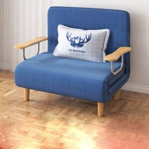 접이식 침대 소파 싱글 STAR 가정용 간단하고 정오 이중 휴식 의자 안락 휴대용 용도 소형 사무실