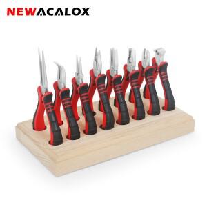 NEWACALOX 미니 펜치 세트, 쥬얼리 제작 비즈 와이어, 4.5 커터, 수동 대각선 DIY 8 개