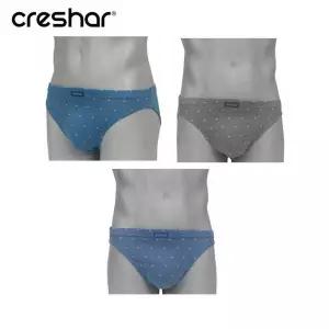 크레샤르 면스판 남자 삼각 팬티 205 3종남성용 용심플 남성용