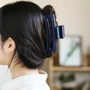 글리터 오로라 대왕 집게 핀 헤어 포인트 삔대형 심플 올림머리 반핀 가을 예쁜 묶음 감성