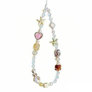 카사팝즈 비즈 카메라 손목 스트랩 귀여운 디지털 참 랜야드 폰 휴대폰 가방 고리용 체인