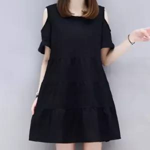 여자 오프 숄더 원피스패션 여성 디자인 미니 어깨트임 캐주얼 캐쥬얼