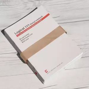 나카바야시 A5 32매 10권 중철 논리노트 로지컬 A503W제본라인 공책 고급 학생 업무용 수입 대학생 수입줄