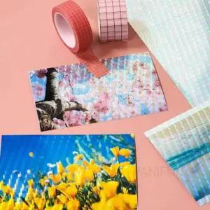 홀로그램 스티커인쇄용지 프린트용지 스티커지 레인보우 반짝이 인화지