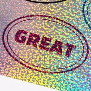 도트 스티커 프린터용지 인쇄스티커프린트용지 스티커지 레인보우 홀로그램 반짝이 인쇄 인화지