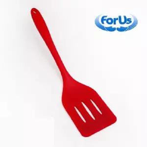 포어스 실리콘 뒤지게 레드디자인뒤집개 뒤집게 조리용 뒤지개 요리 주방