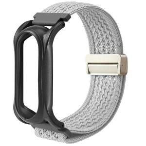 조절 가능한 스마트워치 소프트 우븐 니온 손목밴드 + 보호 케이스 베이스 핏으로 PLAUD AI 노트핀 레코더 업그레이드된 18MM 핀 메모핀 스트랩으로 밴드 교체가 용이합니다