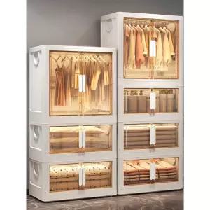 접이식옷장 가정용 원룸 침실 수납장 옷장 조립식 행거 수납