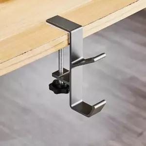 무타공 가방걸이 책상 소품거치대 옷걸이 휴대용 책걸이 사무실 책상옷 다용도