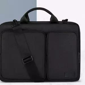 노트북 파우치 케이스 다용량 서류 수납 어깨끈 가방 손잡이 여행용 출장용 사무용 휴대용 캐주얼 수납형