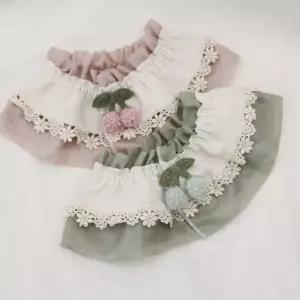 코코아허니 705G 빈티지 스카프레이스 체리 애견용 강아지 패션