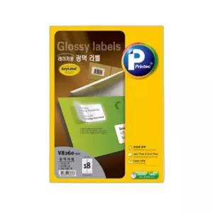 광택 라벨 100매 사진용지 라벨스티커 A4지 스티커지 인쇄 프린트 출력 프린터 포토지 사진지 인화지